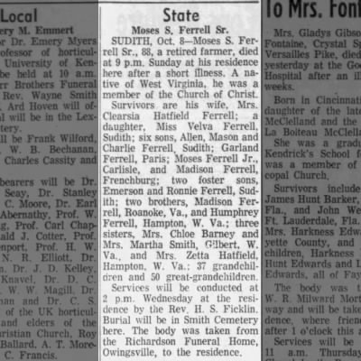 300pxMoses F Ferrell Obit