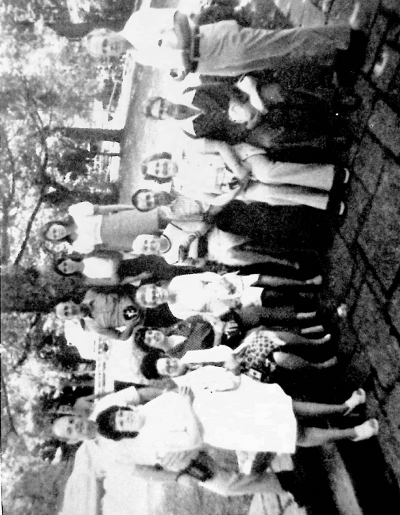 Helwn Irven, Nannie L. Honacker, Vivian Evans, Nan Akers, Lexye Tillman, Eugene Evans, Dana Evans, Ethel Albert, Hassel Evans, Roger Irven, Irvin Evans, Melanie Wilkinson, Patricia Amburgy – Evans Runion 1974