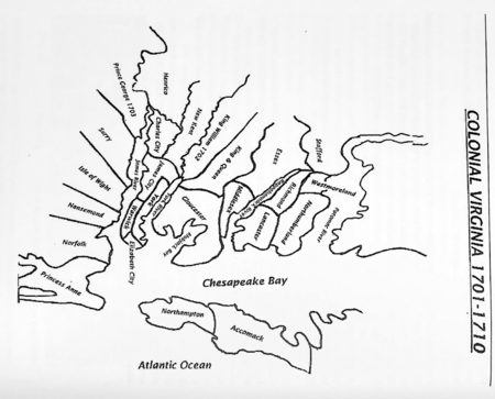 Colonial Virginia 1701-1710