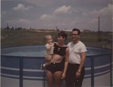1968 Mom, Dad, and Dave in Franklin