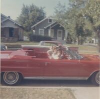 1966 Dad and his Bonneville