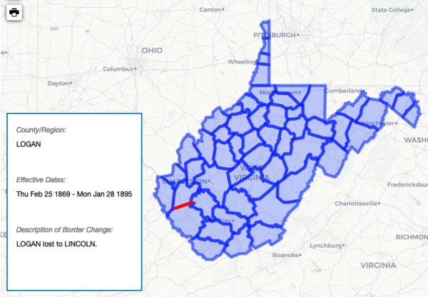 Logan County 25 Feb 1869 till 28 Jan 1895