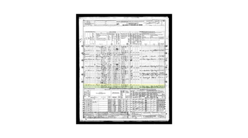 1950 Ferrell Census 701 Elsmere Anna-47, s-Elliott-24, d-Naomi/Irene-23