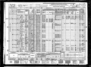1940 Census Moses Ferrell