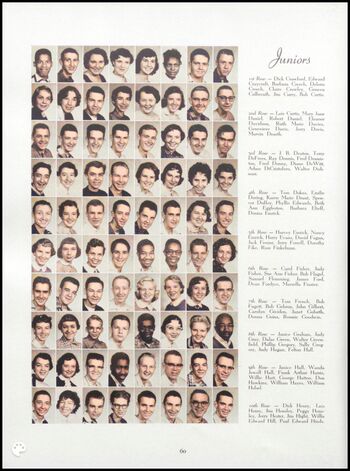 1956 Jerry Ferrell Yearbook Pictures