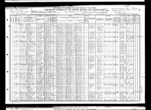 1910 Census Elijah Ferrell