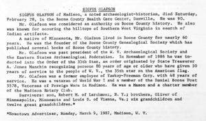 1987 Vol.10 No.1 Spring Pg. 1 Obit Sigfus Olafson.png