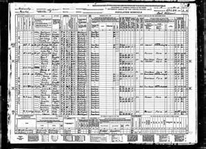 1940 Census Moses Ferrell
