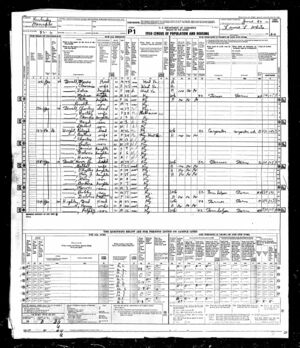 1950 Census Moses Ferrell