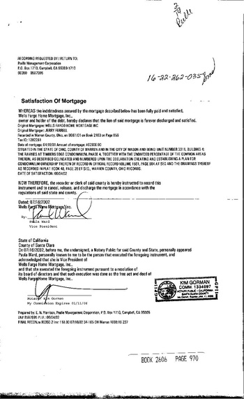 3311 Ravine Mortgage Payoff Jerry Ferrell