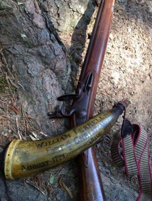 Eric Simon"s Photos replica of William's Powder Horn[1]