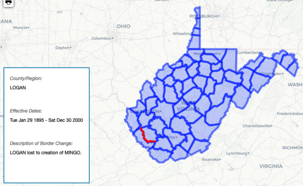 Logan County 29 Jan 1895 till 30 Dec 2000