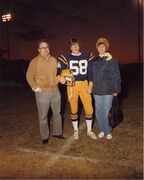 1981 Dave on the football team as a Freshman?