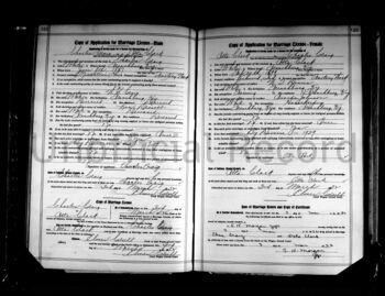 Charles Craig Otta Dennis Marriage Cert 1932[4]