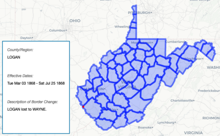 Logan County 3 Mar 1868 till 25 Jul 1868